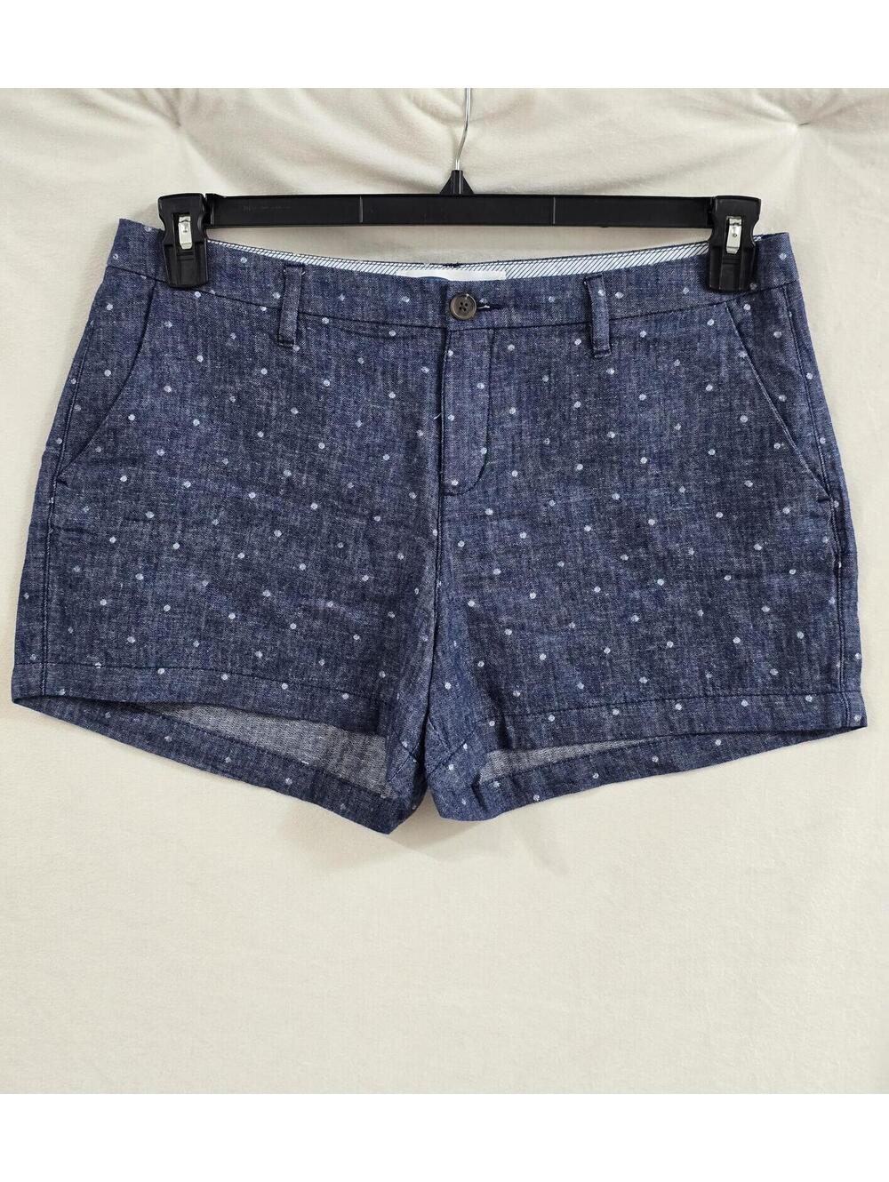 Old Navy Everyday Shorts Size 12 Blue Polka Dot
